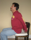 360 Yoga Albuquerque - chair yoga pose from Rev Dr. Nancy's private collection